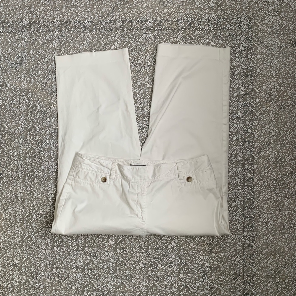 Ann Taylor Ivory White Pants